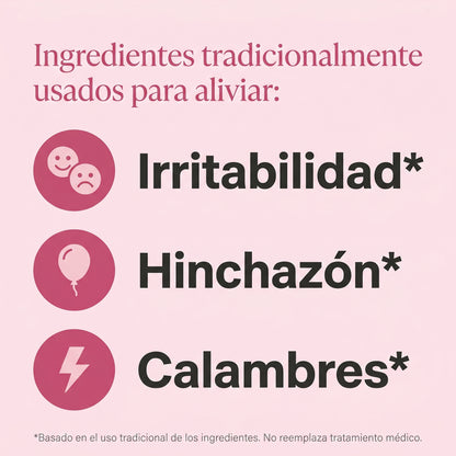 CICLAH™ | Cápsulas Menstruales | Menos Calambres, Hinchazón e Irritabilidad