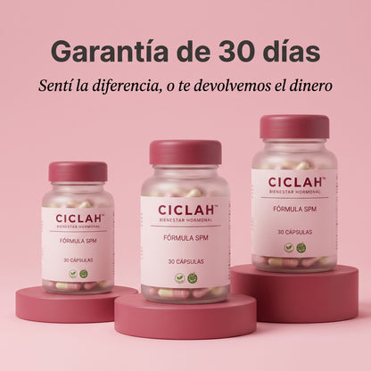 CICLAH™ | Cápsulas Menstruales | Menos Calambres, Hinchazón e Irritabilidad