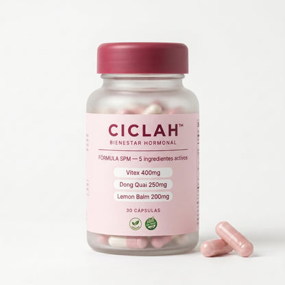 CICLAH™ | Cápsulas Menstruales | Menos Calambres, Hinchazón e Irritabilidad